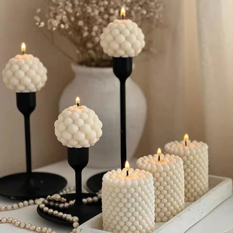 Velas Decorativas Bubble Luxe 2 Peças