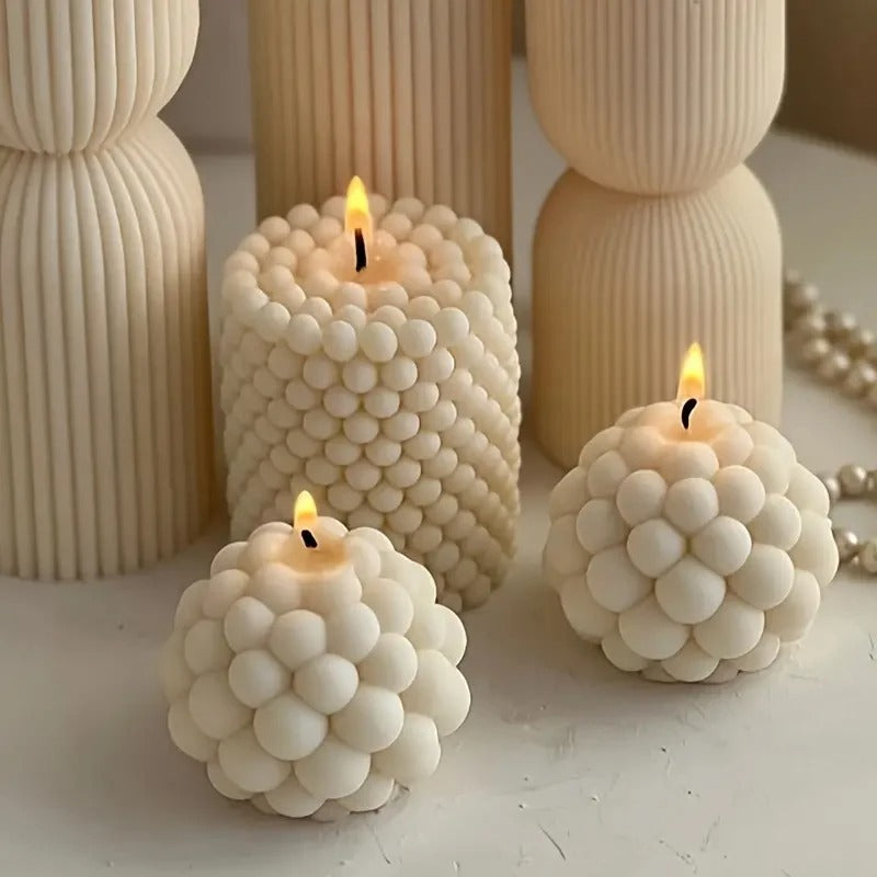 Velas Decorativas Bubble Luxe 2 Peças